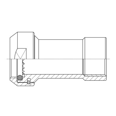 PG/M Thread Backshell - A37-445